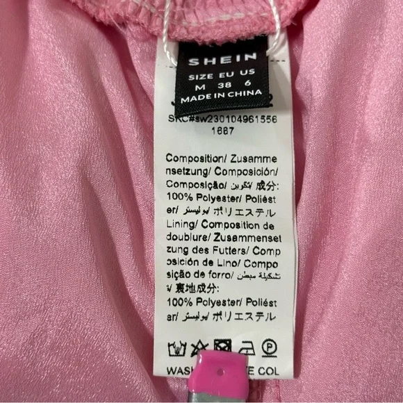 SHEIN Mod Pink Ruffled Mini Skirt NEW - Picture 11 of 12